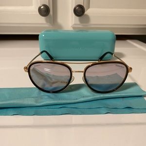 Tiffany Aviator Sunglasses Rose Gold Polarized